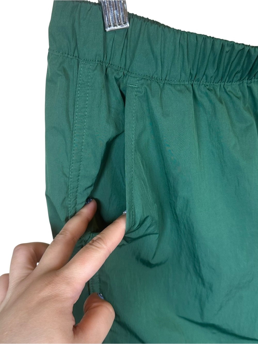 Aerie OFFLINE Burst A Move Y2K Cargo Parachute Pants Green Trendy Gorpcore S - Picture 7 of 14